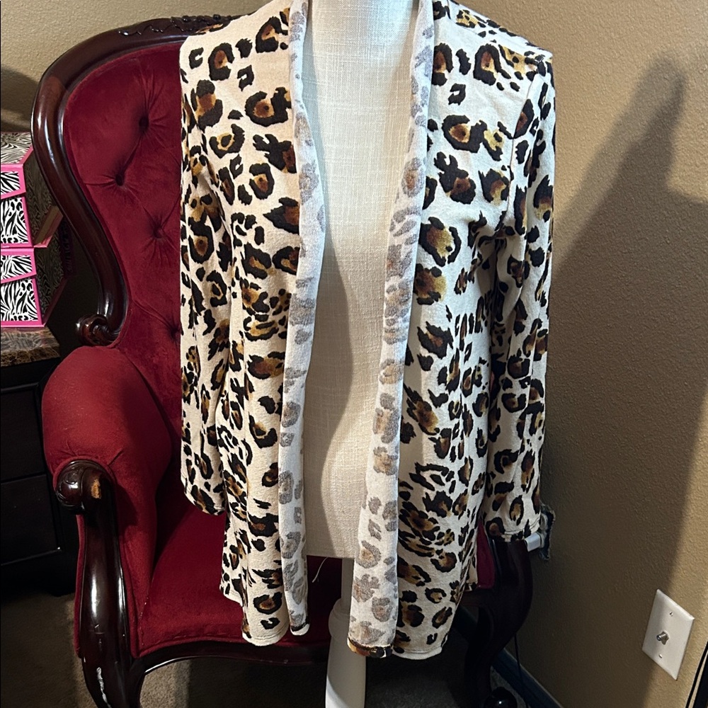 Lily Animal Print Cardigan